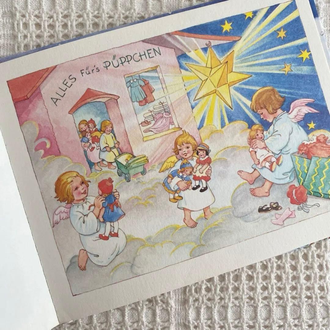 ドイツの小さな絵本 Hanna Helwig クリスマスの夜の天使達の物語
