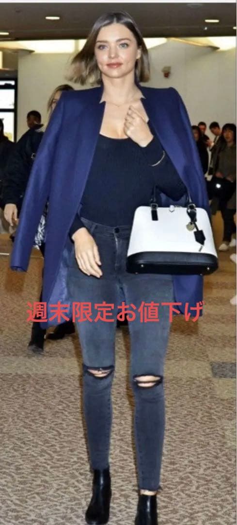 ステラマッカートニー STELLA McCARTNEYネイビー 紺色 コート - メルカリ