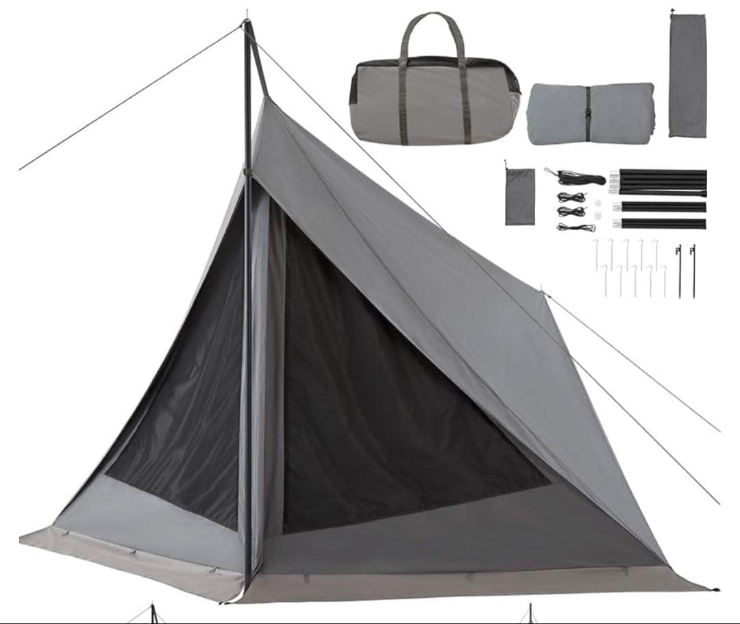 TOKYO CRAFTS ダイヤフォートTC グレー ダイヤフォートTCソロテント(軍幕パップテント) - 東京クラフト【公式