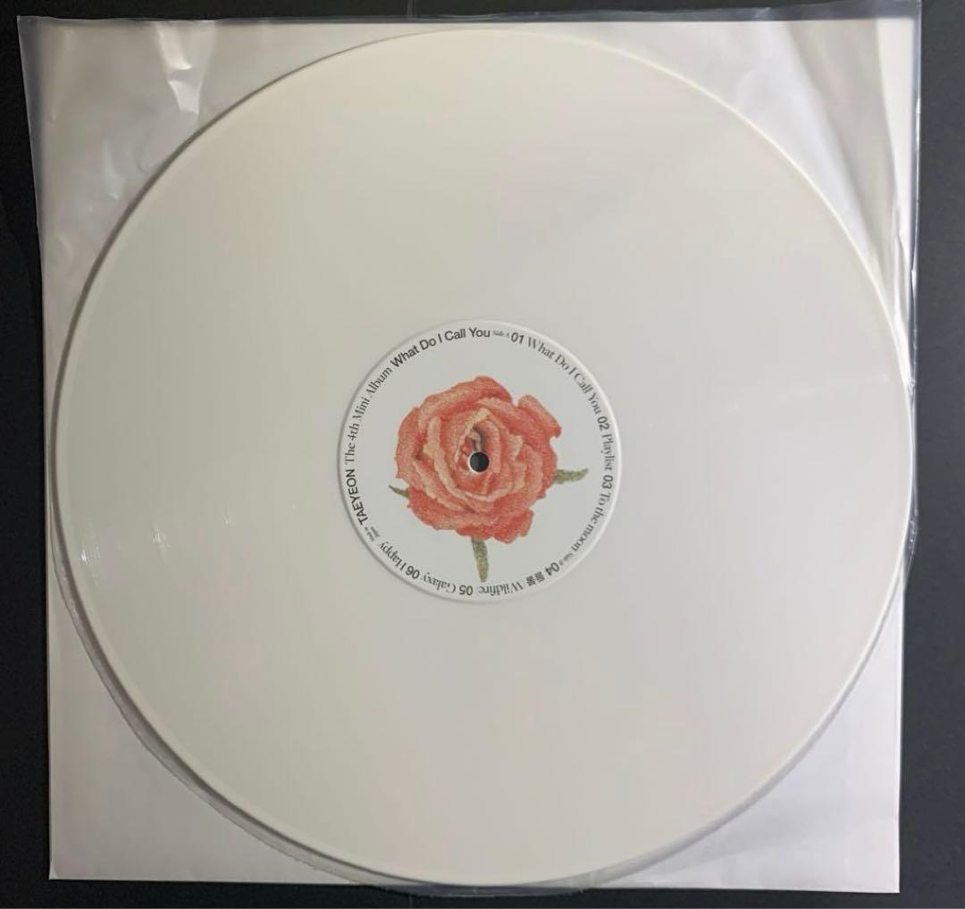 TAEYEON / WHAT DO I CALL YOU レコード初回限定盤 - メルカリ