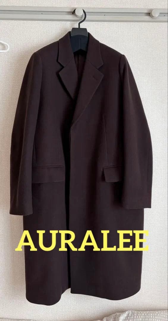 ジャケット・アウター AURALEE MELTON CHESTERFIELD COAT 4