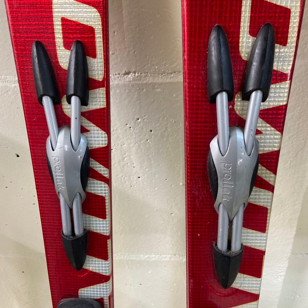 SALOMON 155センチ　スキー板 ビンディング付き