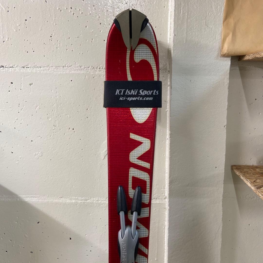 SALOMON 155センチ　スキー板 ビンディング付き