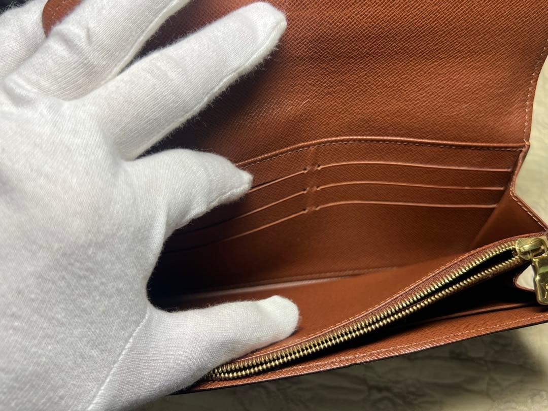 美品　ルイヴィトン 長財布 モノグラム ポルトフォイユ サラ