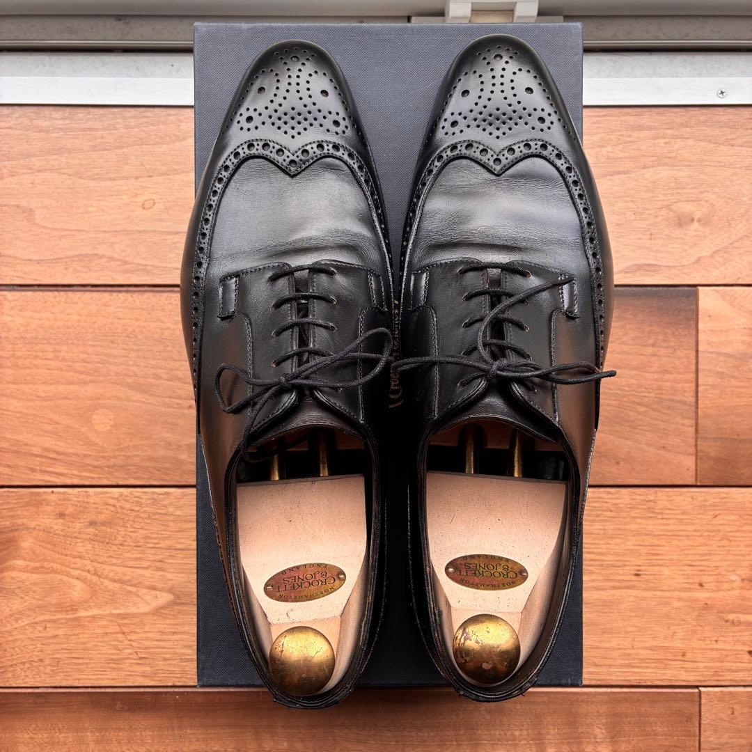 ポールスミス別注クロケット&ジョーンズ 7E 外羽 ブラック - メルカリ