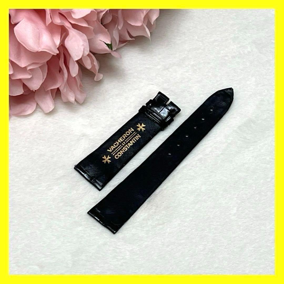 VACHERON CONSTANTIN ベルト クロコダイル　レザー　ブラック Vacheron Constantin Straps - Croco Black – Liger Straps