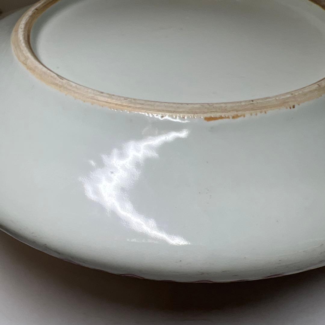 中国清時代 釉裏紅獅子図大鉢 幅約26㎝ 東Y8-0203☆2Fトコサ - メルカリ