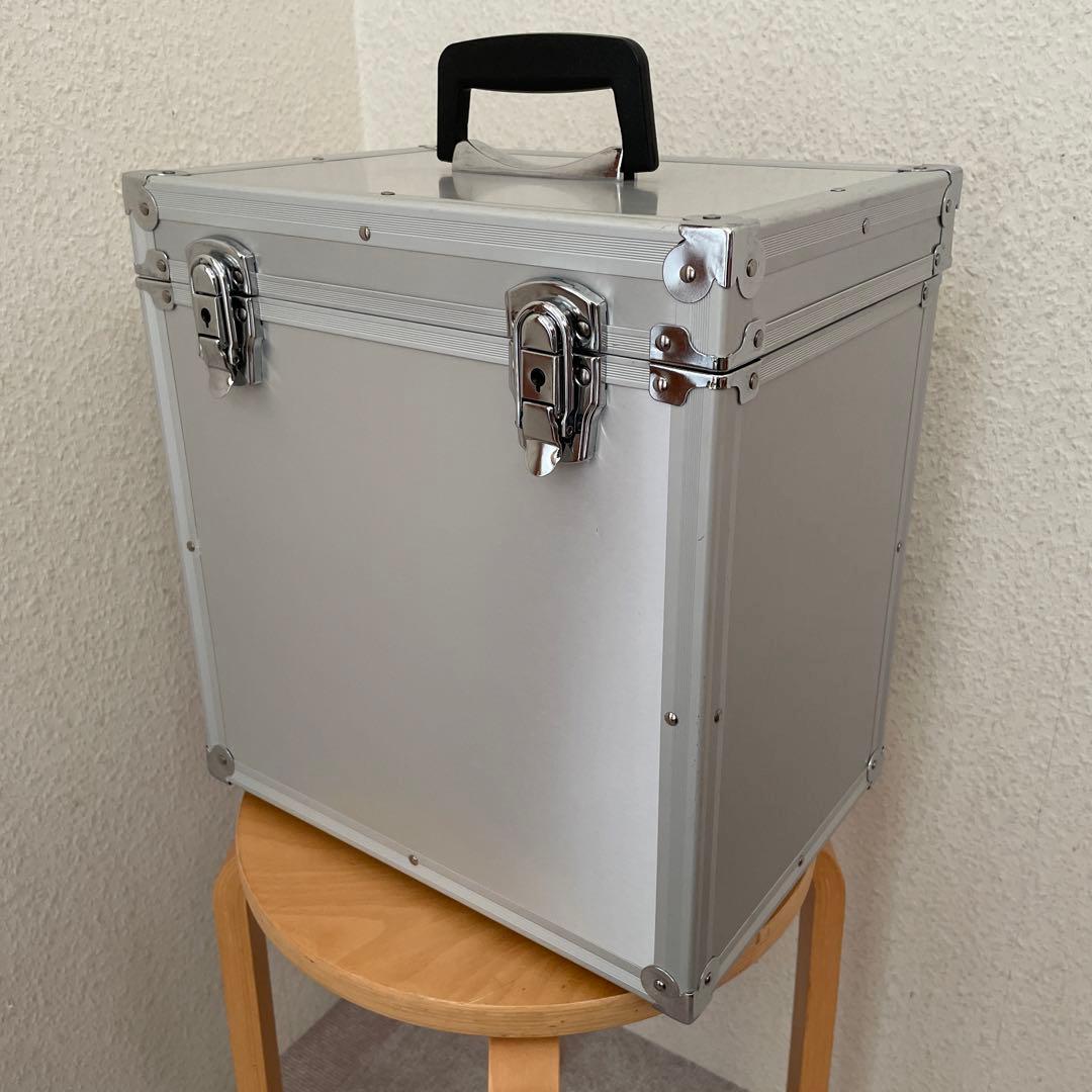 レコード用収納ケース ハードケース 軽量金属製LP50-60枚収納DJ - メルカリ