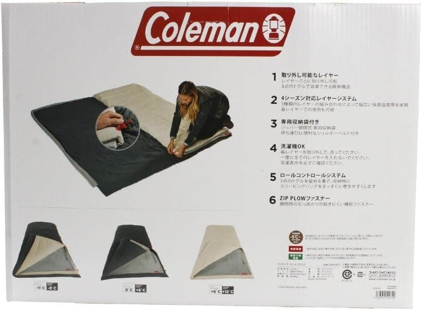 新品：コールマン 寝袋 　マルチレイヤースリーピングバッグ 快適温度 -5℃