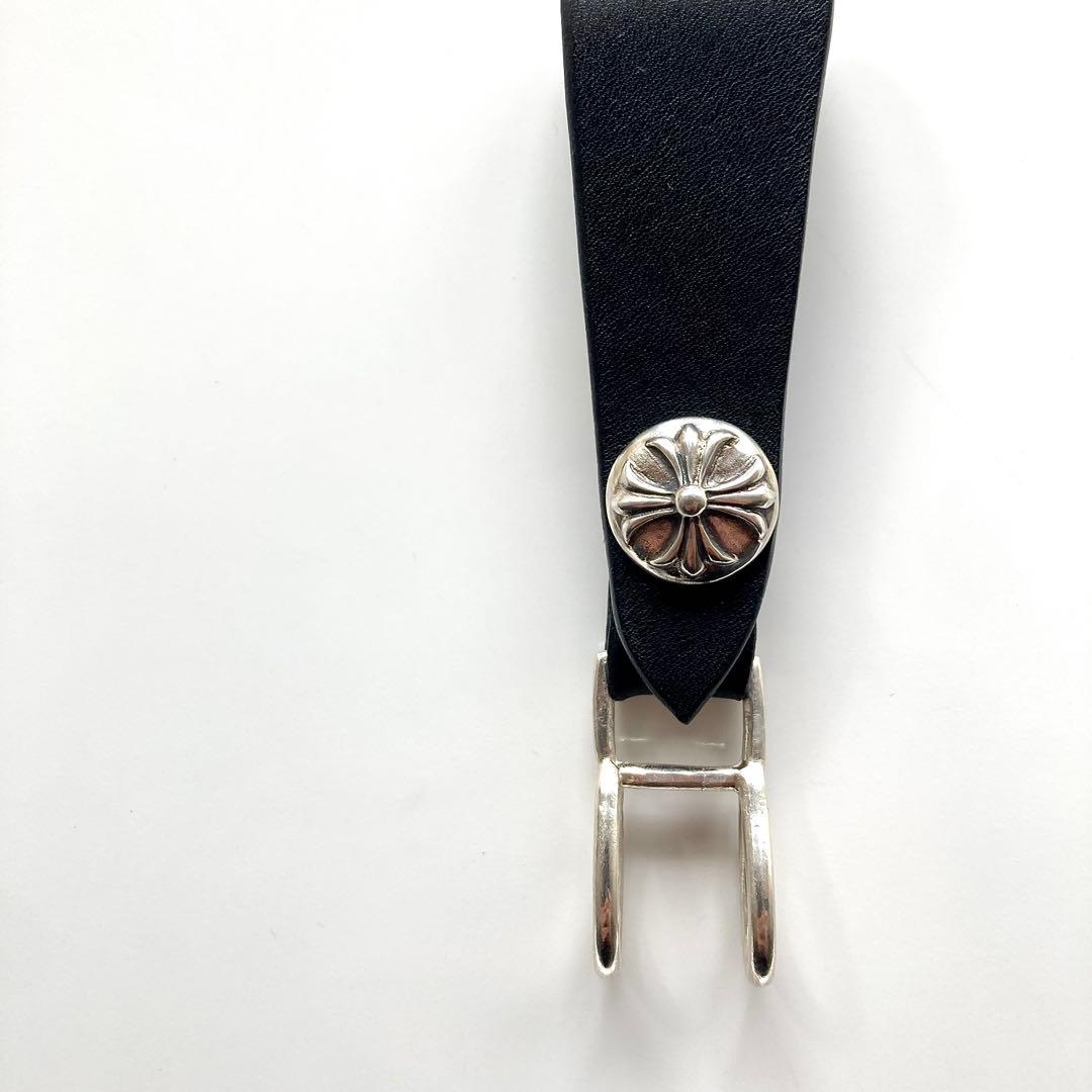 シルバー925 クロスボール　BWL トラッカーウォレット レザーベルトループ