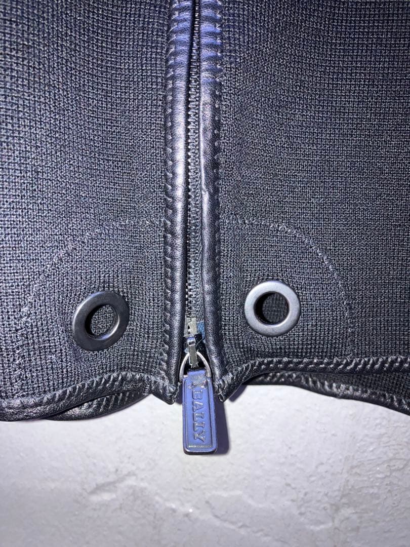 Bally 袖レザー ドライバーズニット 03〜06頃 - メルカリ