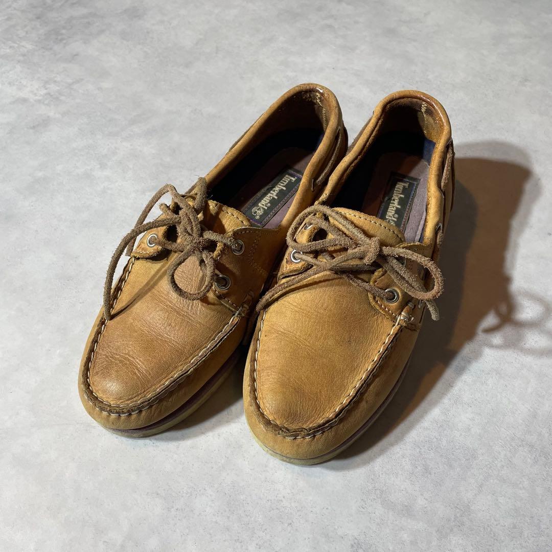 Timberland ティンバーランド デッキシューズ キャメル 26cm - メルカリ