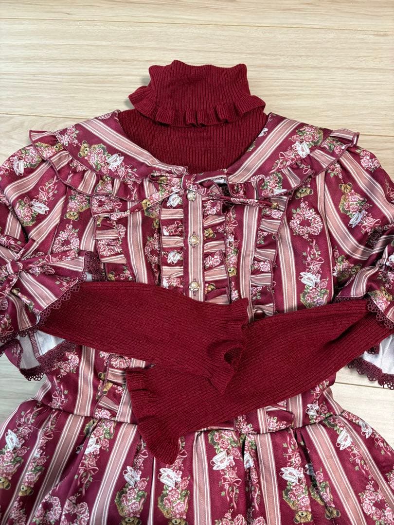 axes femme kawaii 青木美沙子ワンピース カチューシャ＆セーター