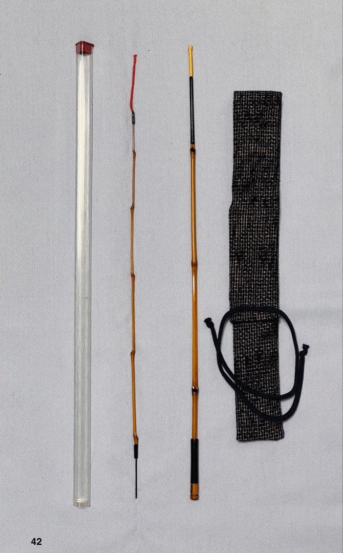 品川和竿やす製作の全竹タナゴ竿 二本継 - メルカリ