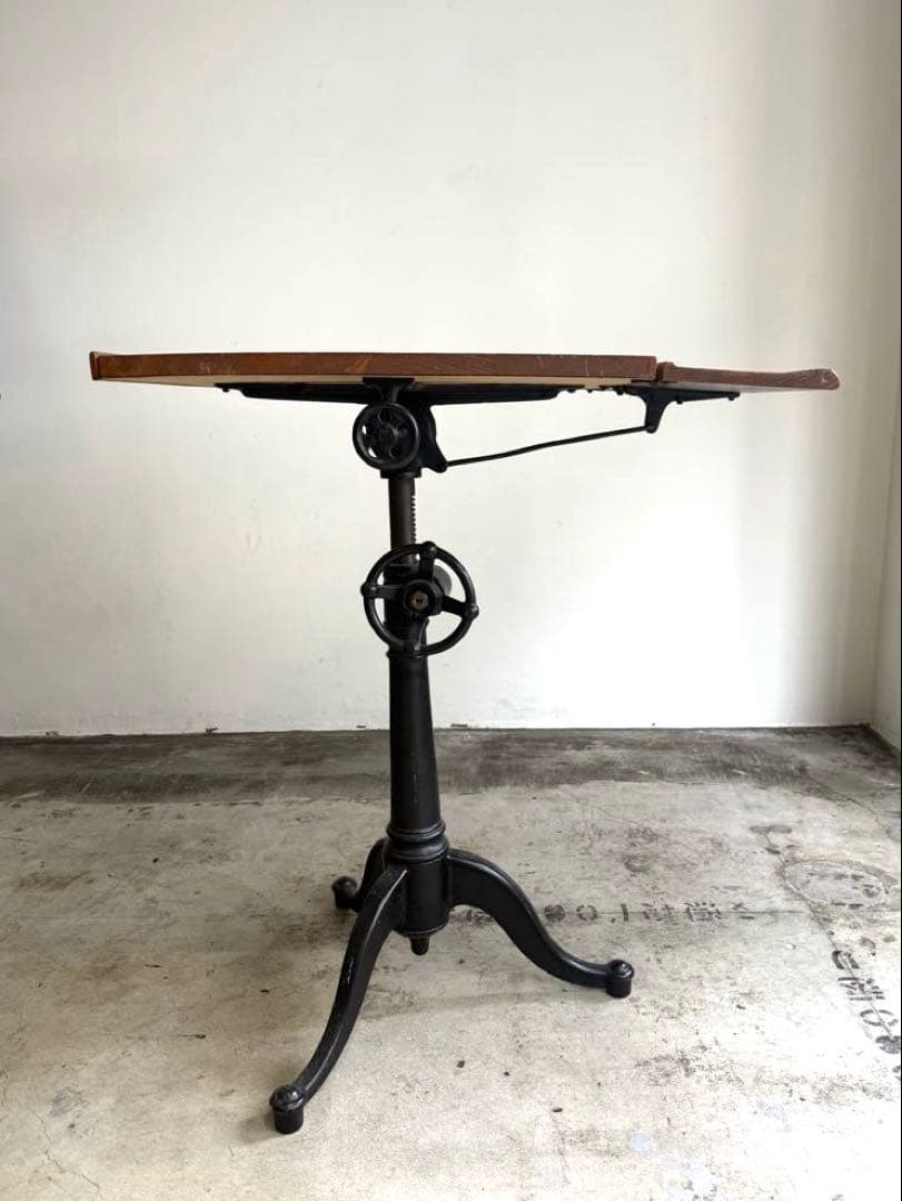 ヨーロッパアンティーク製図台（ドラフティングテーブル）作業台　折りたたみテーブル アンティーク ドラフティング テーブル - FRANCEANTIQUE_STAGE