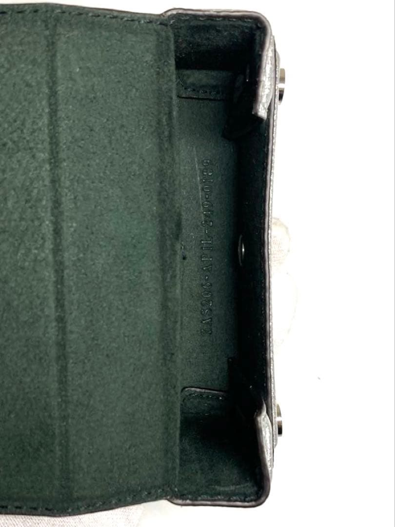 美品　フェンディ　ナノバゲット　チャーム　キーホルダー　キーリング　シルバー　袋