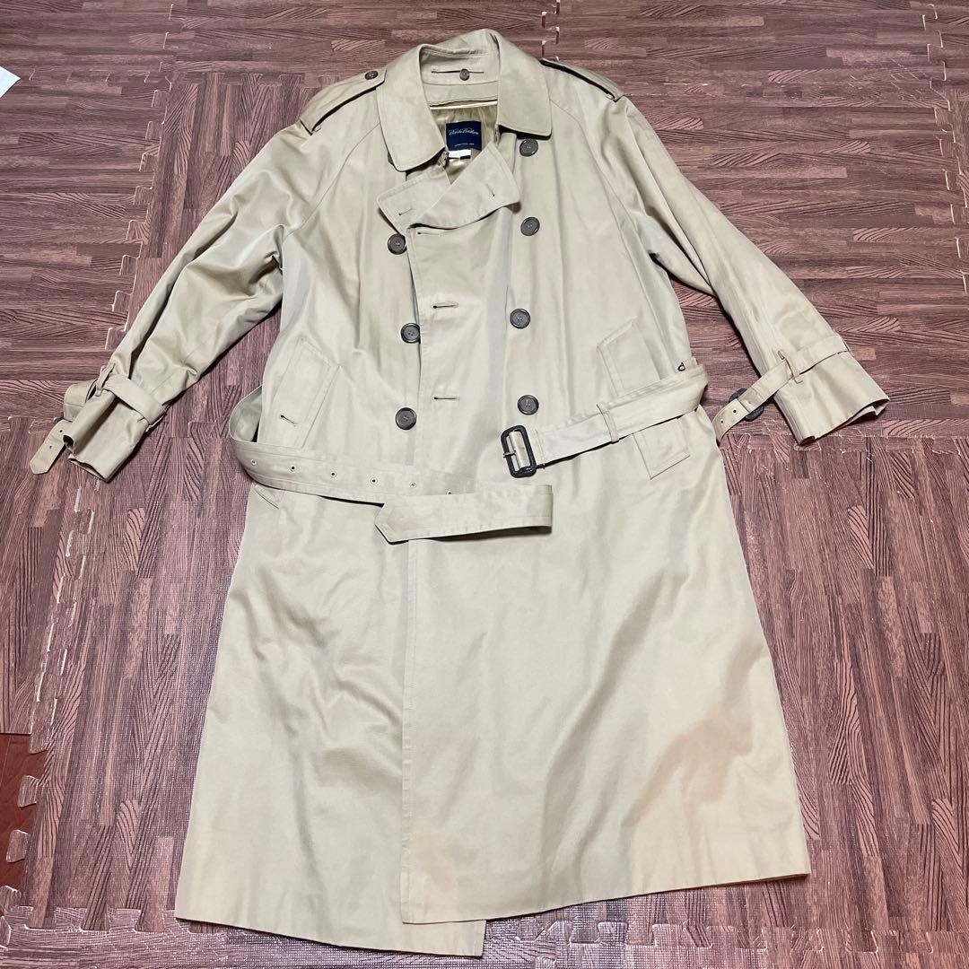 美品 Brooks Brothers ブルックスブラザーズ トレンチコート80s 古着 80s USA製 Brooks Brothers ダブルブレスト トレンチ コート