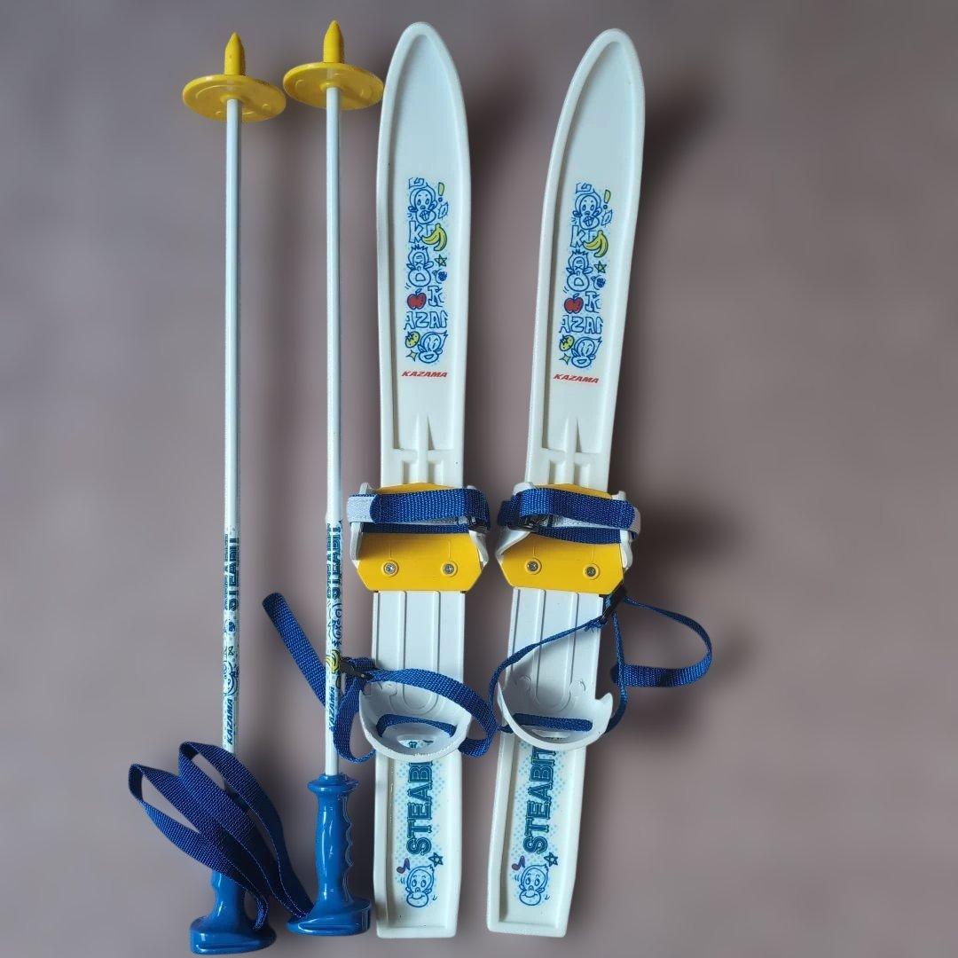 美品KAZAMAプラスチックスキー板セット60cm - メルカリ