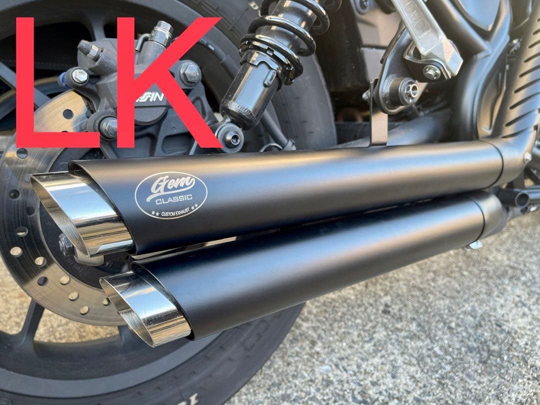 専用　新型レブル250 2025年式EークラッチV3マフラーエンドバッフル付き