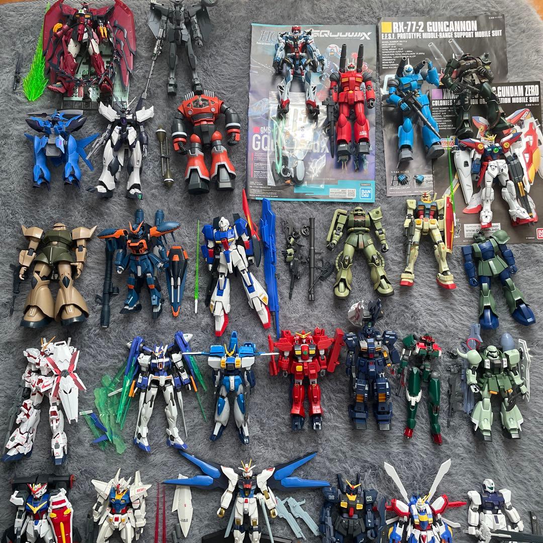 MG RG HG SD ガンプラ他まとめ売り 約50体 - メルカリ