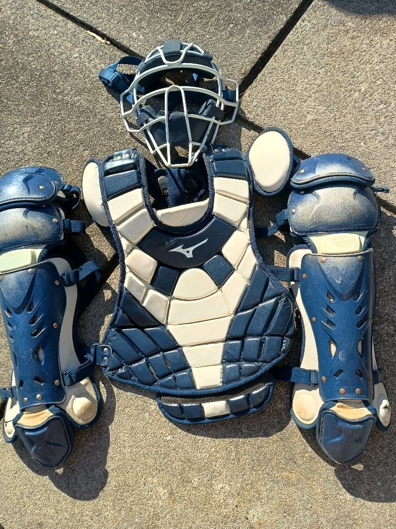 MizunoProミズノプロ硬式／革・ゴムソフトボール用プロテクターセット