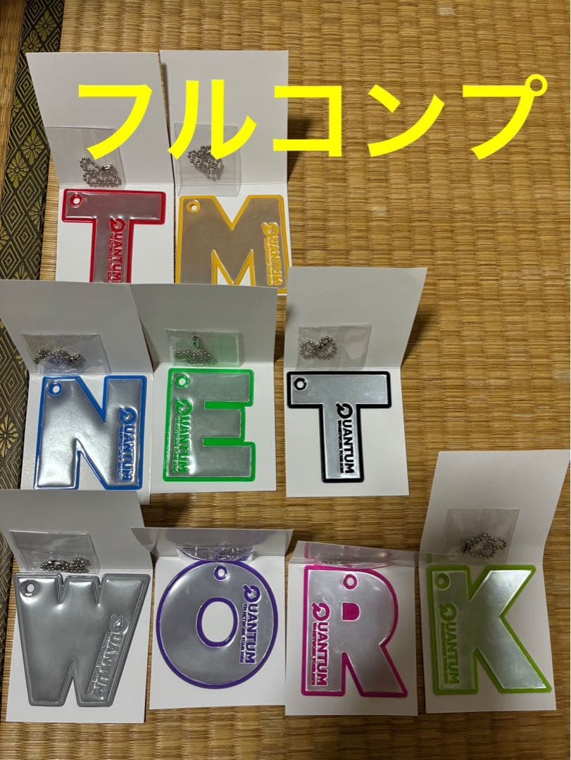 TM NETWORK リフレクター キーホルダー フル コンプ QUANTUM TMNETWORK QUANTUM リフレクターキーホルダー フルコンプ セット