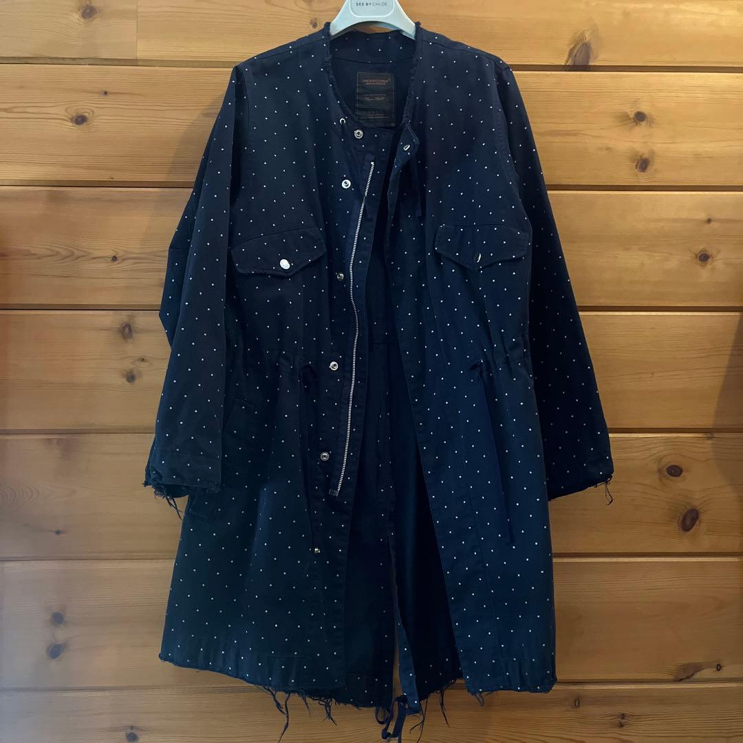 UNDERCOVER アンダーカバーpaper doll期 モッズコート 水玉 - メルカリ