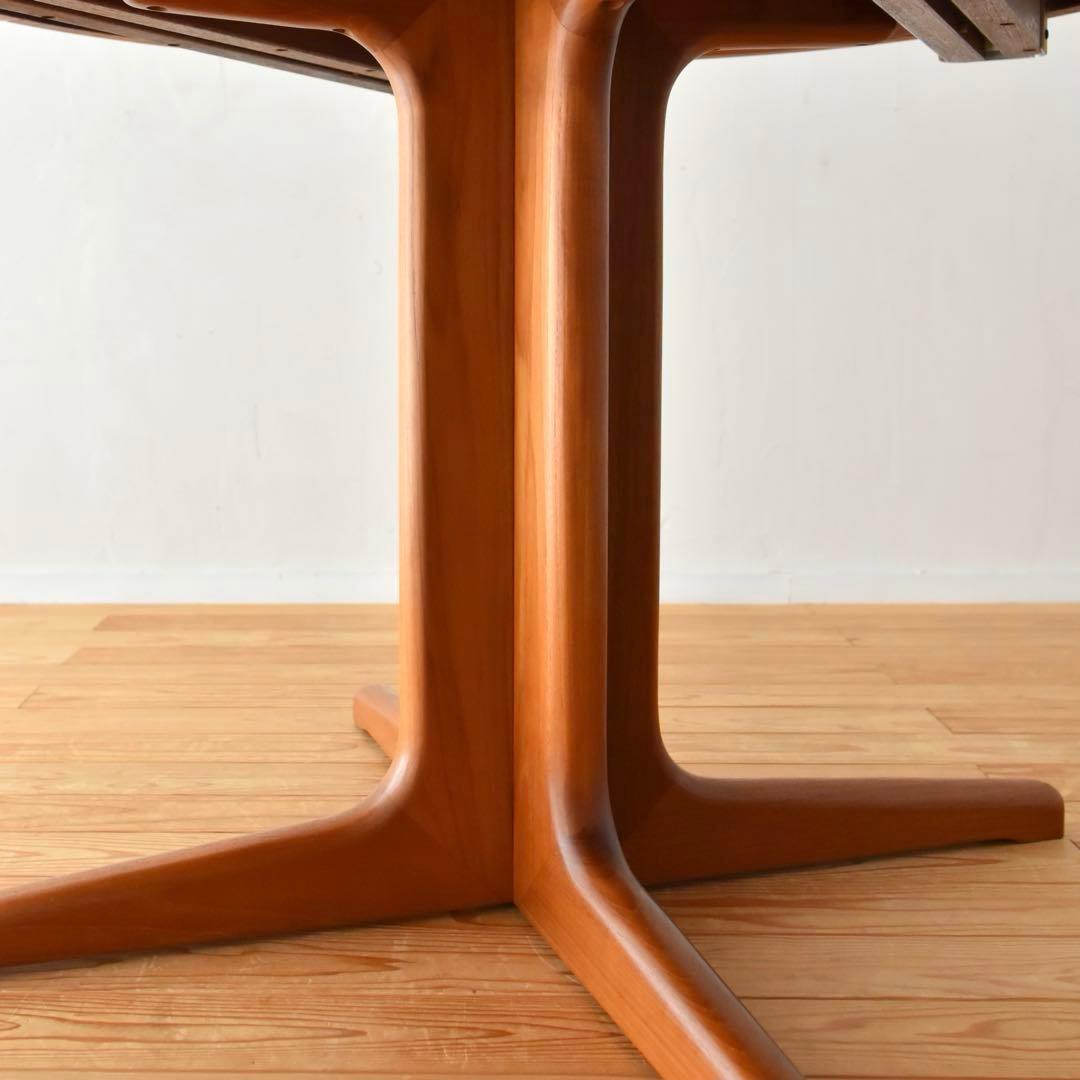 D-SCAN エクステンションテーブル　丸テーブル　チーク