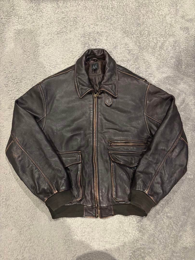 00's unknown 短丈レザージャケット City boy - メルカリ