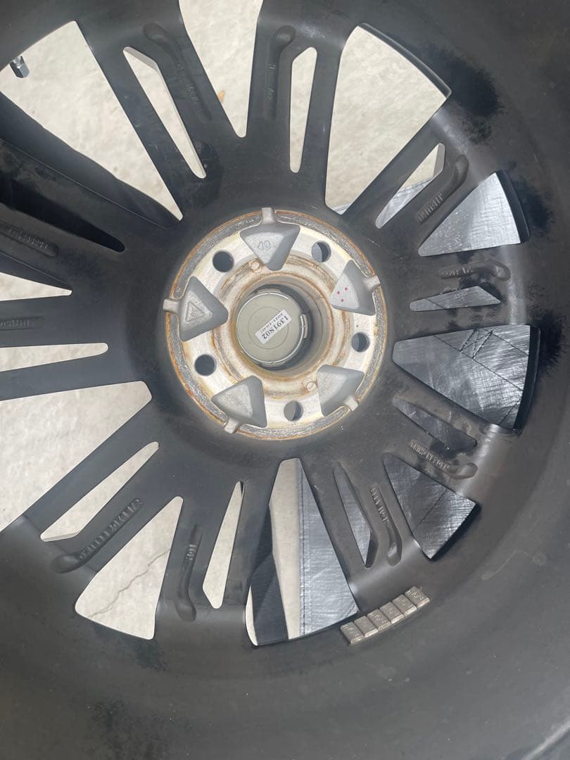 モデリスタ20インチホイール 4本セット ガリ傷修正すみ、一部修正跡