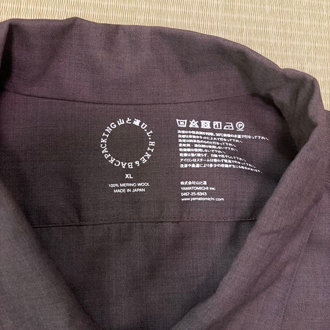 オンライン で 販売ファッション - 山と道 メリノシャツ ダークブラウン XL