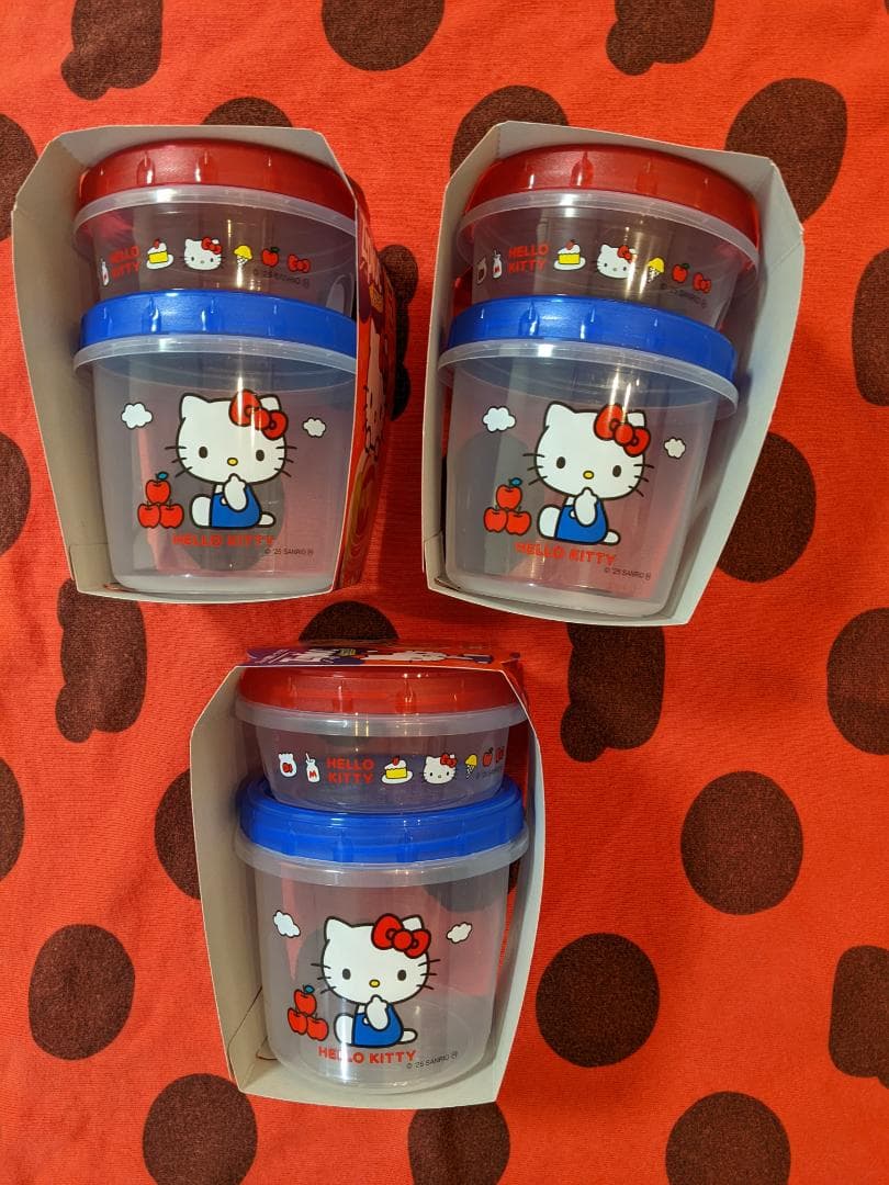 ハローキティ Ziploc 保存容器 3個セット 【新品・未使用】 - メルカリ