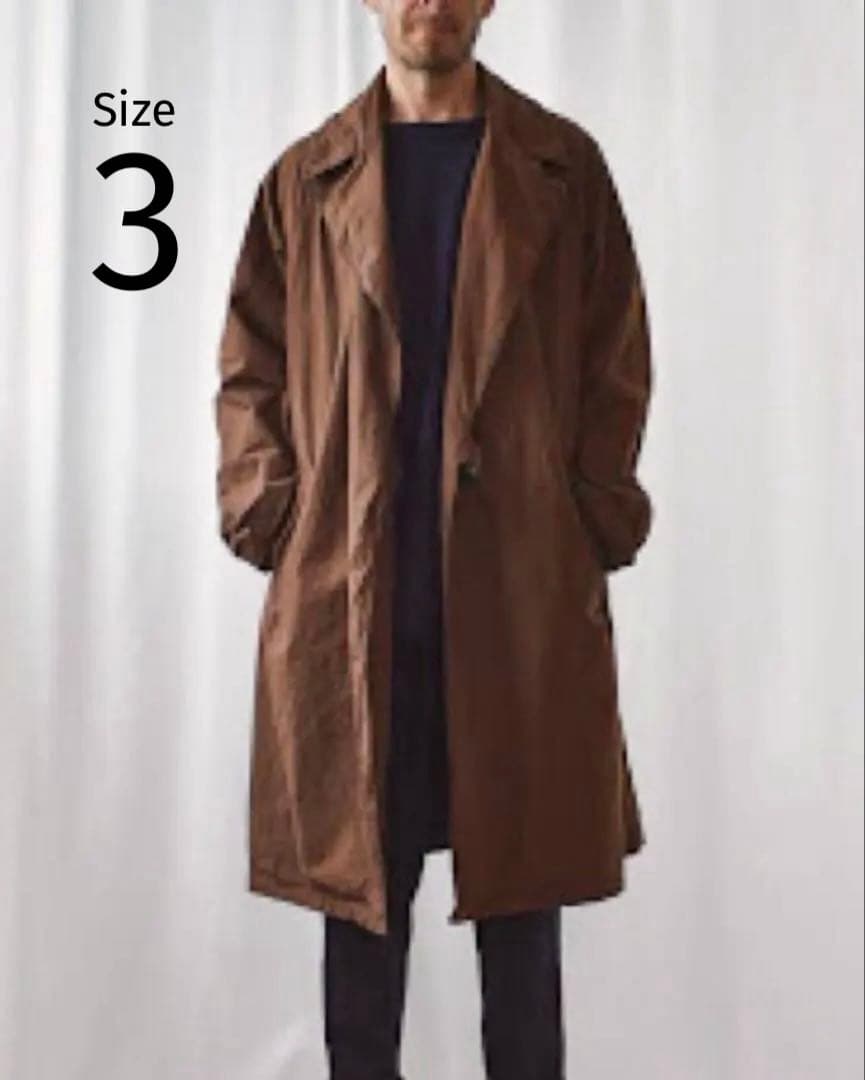 16ss COMOLI コモリ タイロッケンコート サイズ3（L） comoli【コモリ】タイロッケンコート16ss～22ssまとめ | F・F エイド