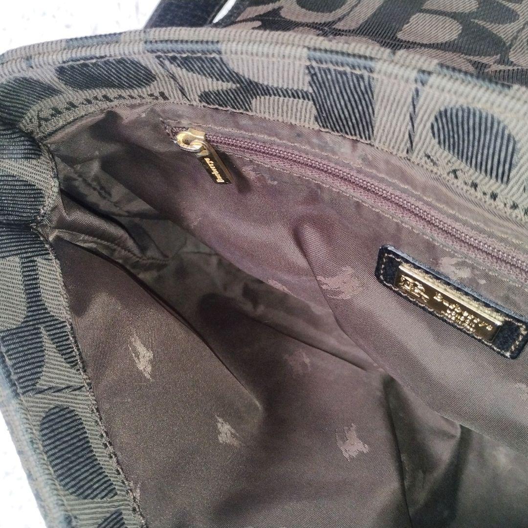 希少！ BURBERRY バーバリー Bロゴ 総柄 ショルダーバッグ レディース