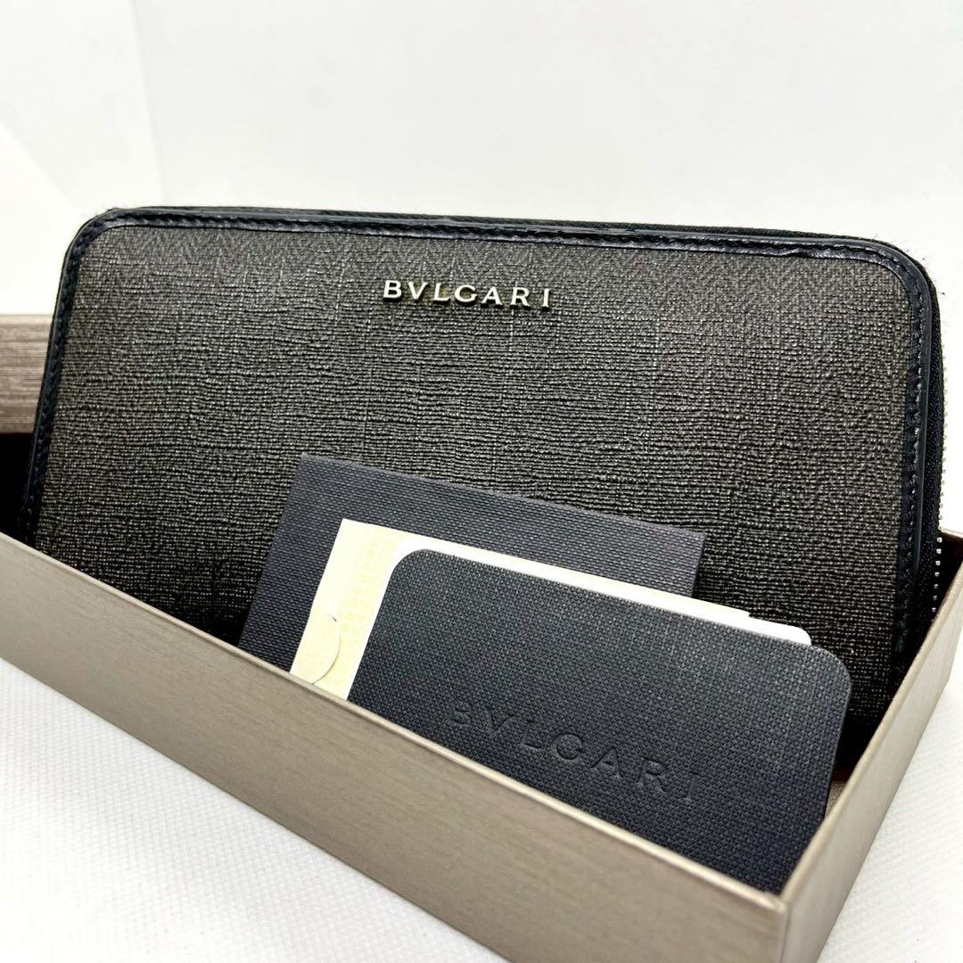 ◇ギャラ付き/美品◇BVLGARI ウィークエンド 長財布 ラウンド