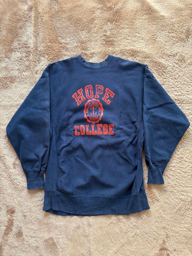 値下げ Champion トリコタグ 80年代 リバースウィーブ 3段プリント