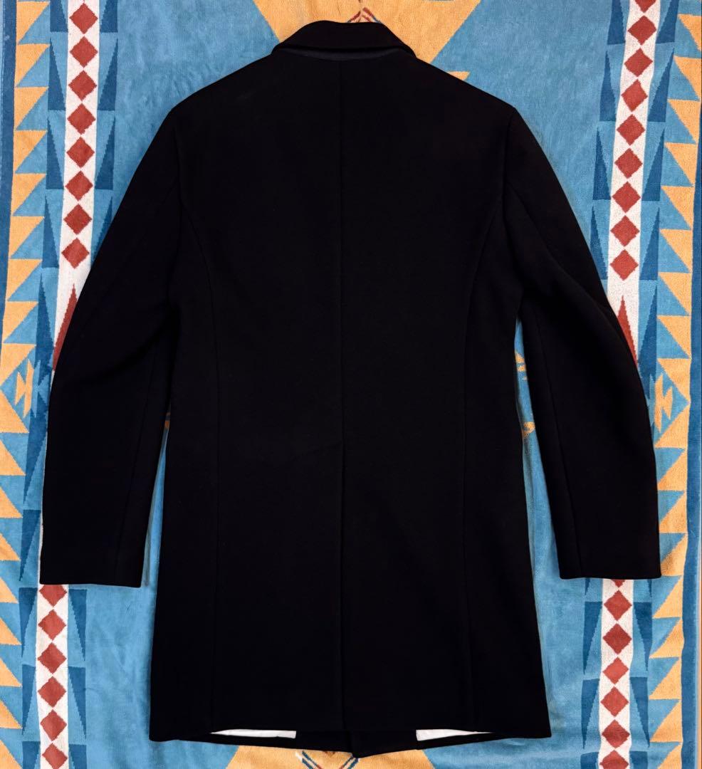 【美品】DSQUARED2 ウール チェスターコート ブラック 48