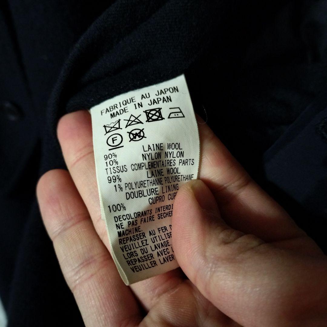 ワイズY's ヨウジヤマモト ノーカラーロングコート ダブルボタン