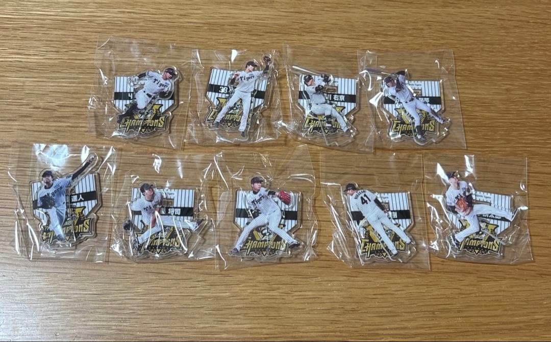 阪神タイガース 2025 JERA セ・リーグ優勝記念くじ アクスタ9個セット