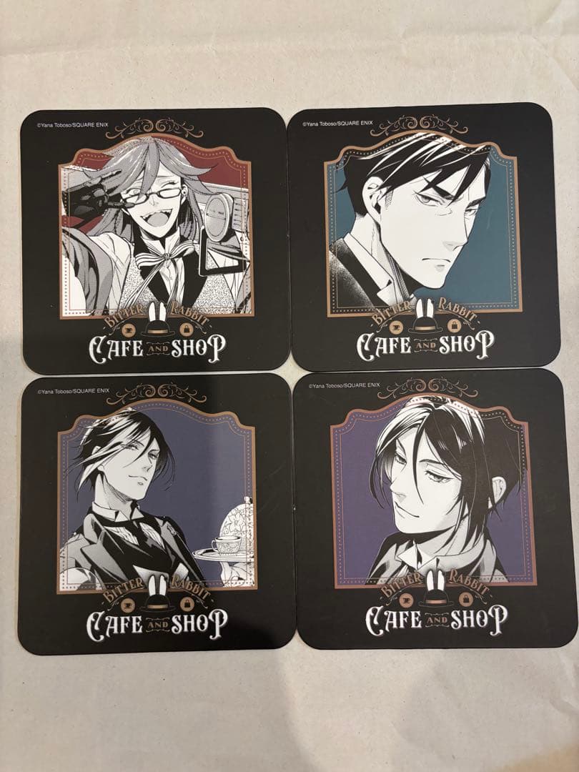 黒執事 ビターラビットカフェ コースター グレル ディーデリヒ