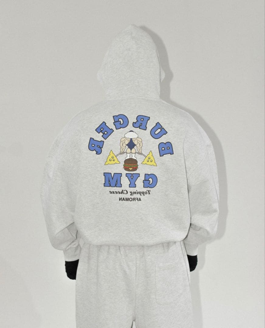 JACKPOT MARKET ジップアップパーカー JACKPOT MARKET ジップアップパーカー バーガージムジップパーカー