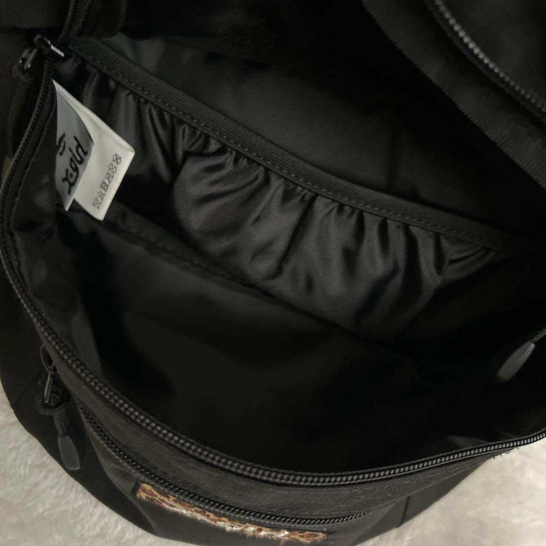 ★(^^) ★新品　エックスガールレオパードボックスロゴヒップバッグ