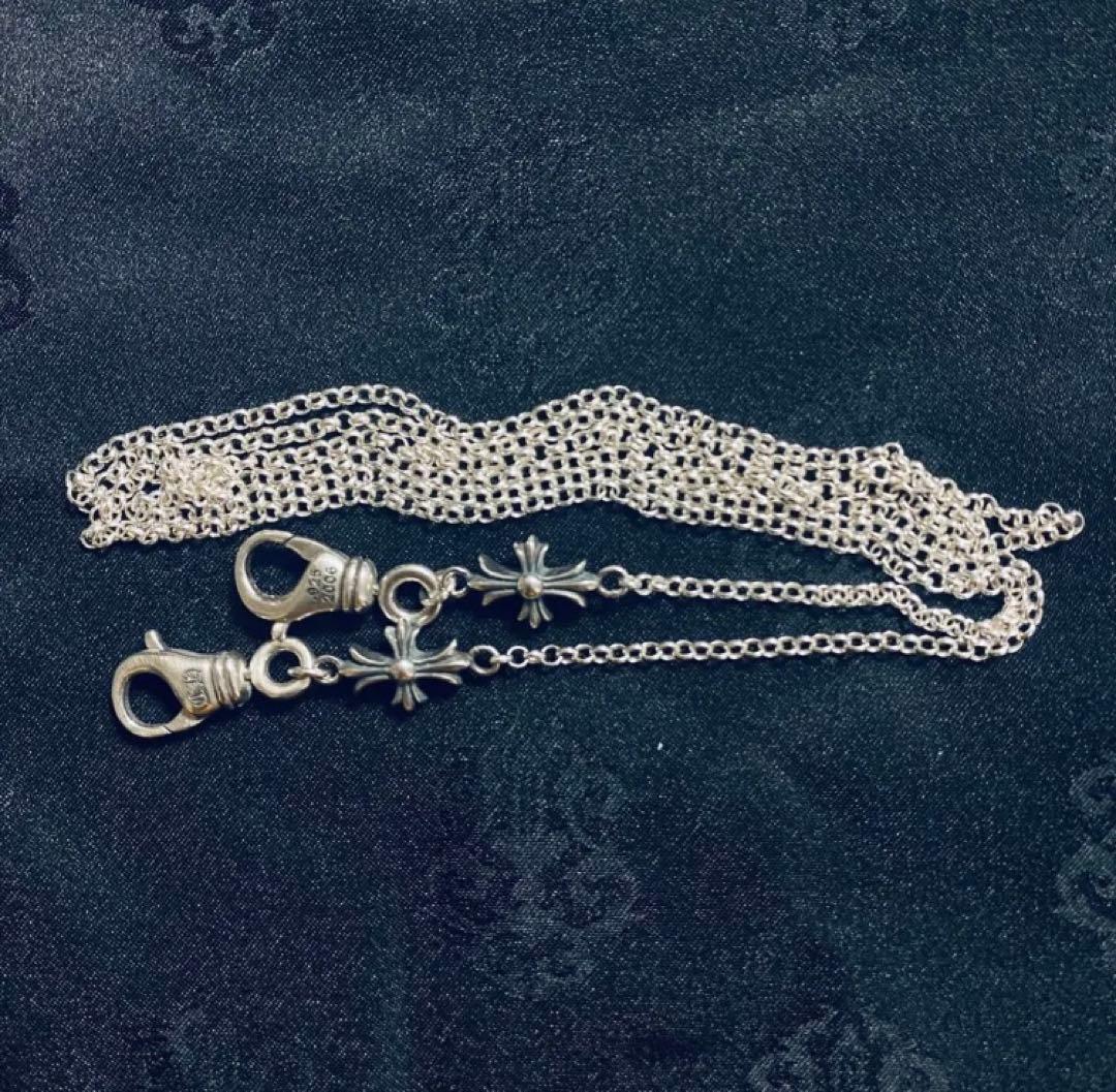 ☆再々入荷！シルバー製 マスクチェーン メガネチェーン クロス付き