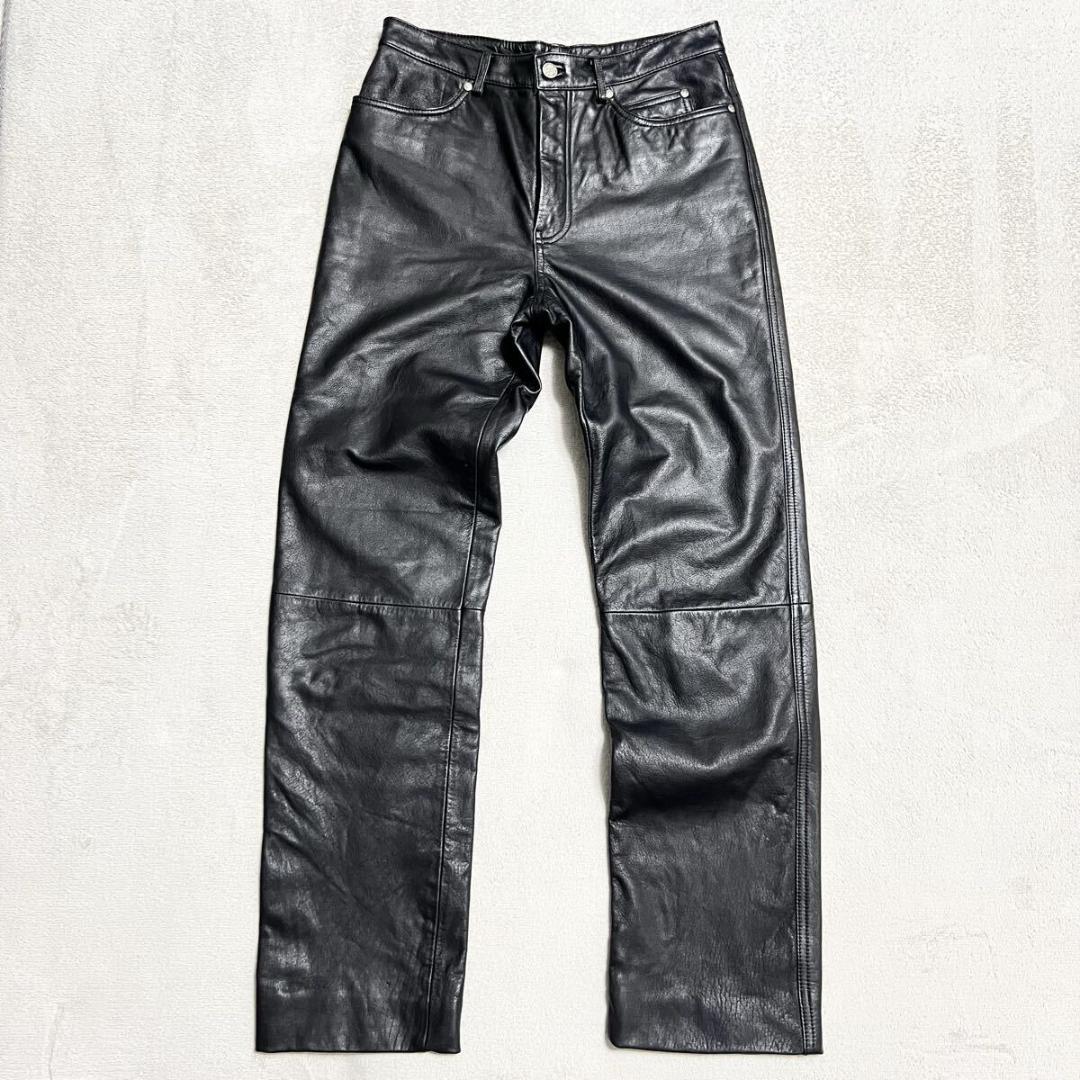 レア 本革 HARLEY DAVIDSON レザーパンツ 美品 R-8563 中古・古着通販】HARLEY-DAVIDSON (ハーレーダビッドソン) レザー
