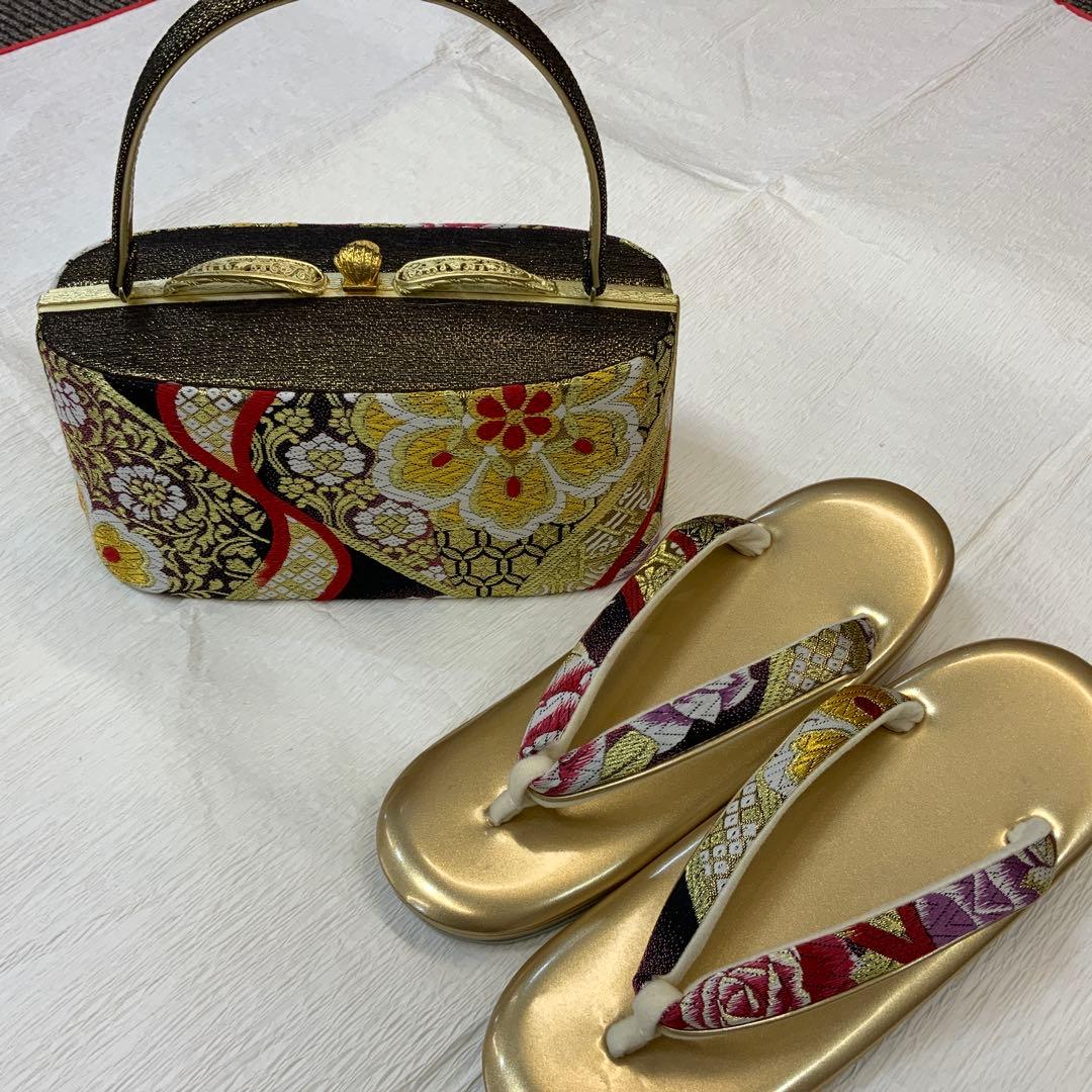 成人式　和装用バッグと草履のセット 115 草履バッグセット 成人式 振袖 フリーサイズ レディース| きもの館 創美苑