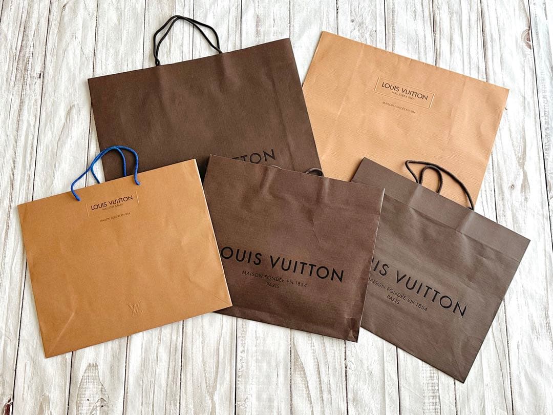 ルイ・ヴィトン/LOUIS VUITTON 紙袋 ショ袋 ショッパー /大小5枚