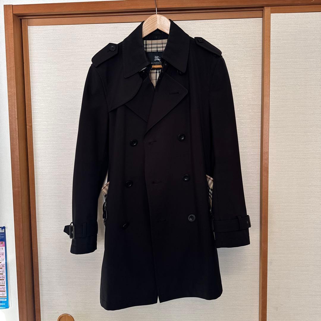 Burberry Black Label ブラック トレンチコート M BURBERRY BLACK LABEL（バーバリーブラックレーベル） 難有 トレンチ