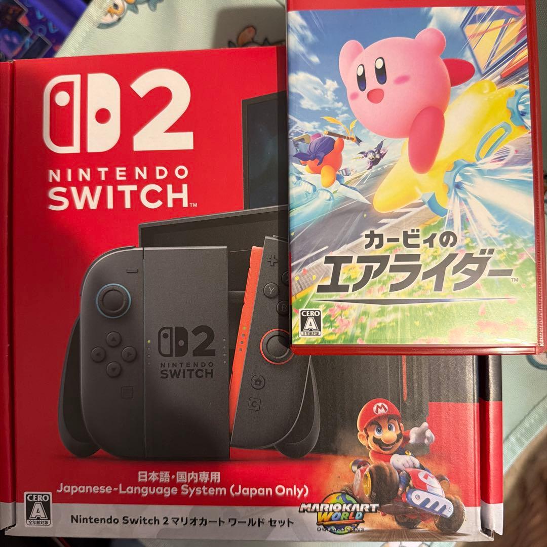 Nintendo Switch2 本体 日本語専用 + カービィのエアライダー Switch2】 ニンテンドースイッチ2本体（日本語・国内専用）＋カービィ