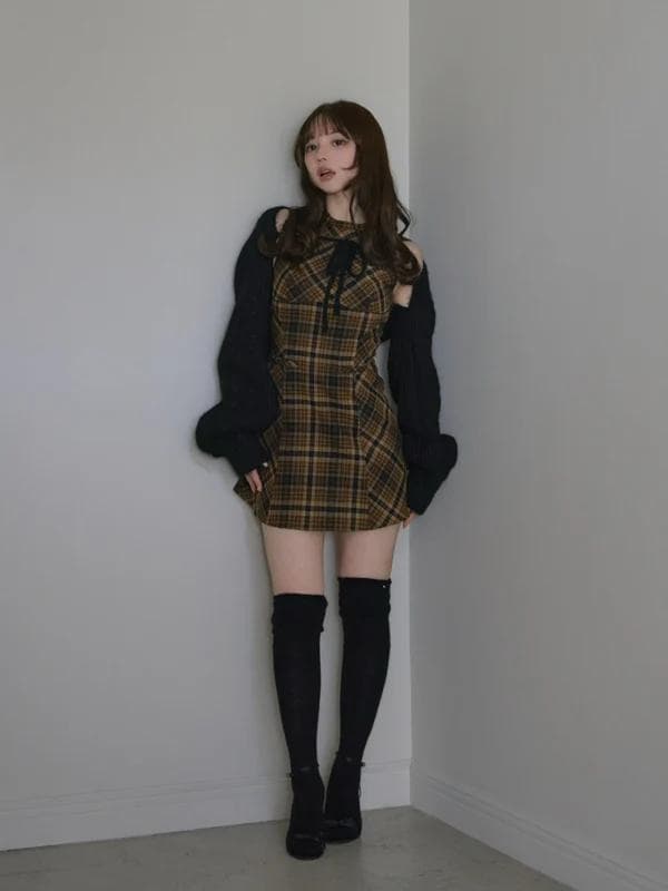 andmary Mimi check set mini dress - メルカリ