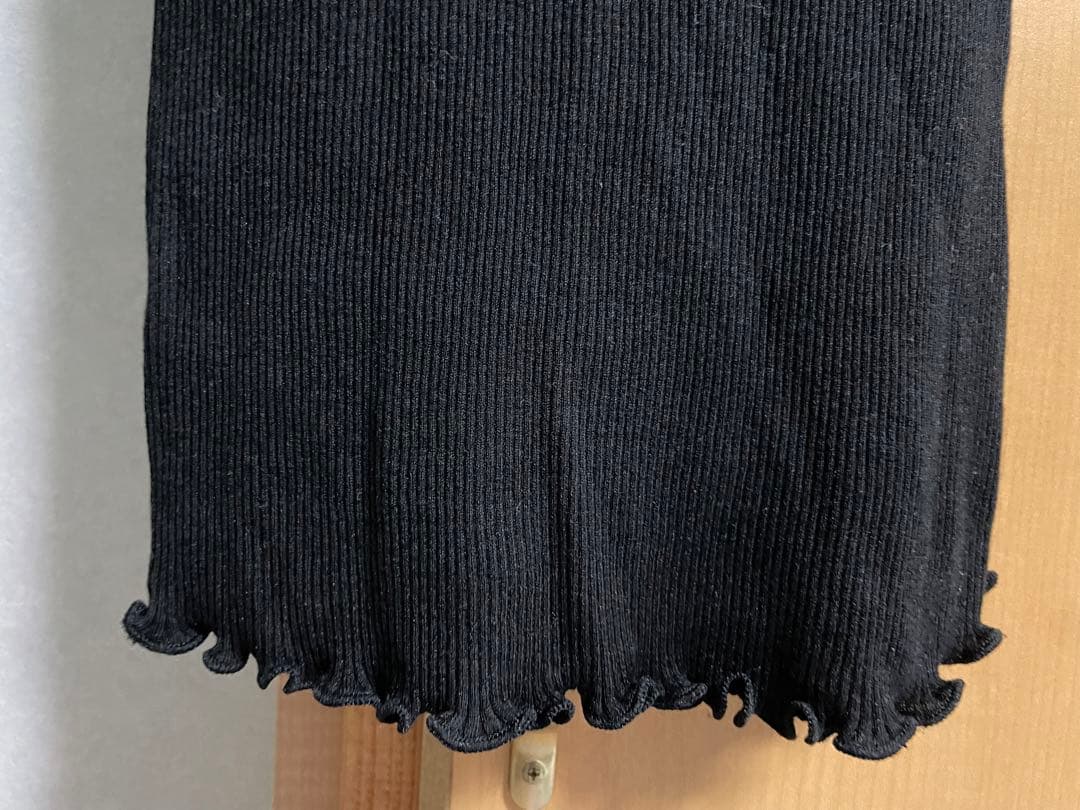 rosemunde ロサムンド silk シルク混ハイネックレースインナー 黒